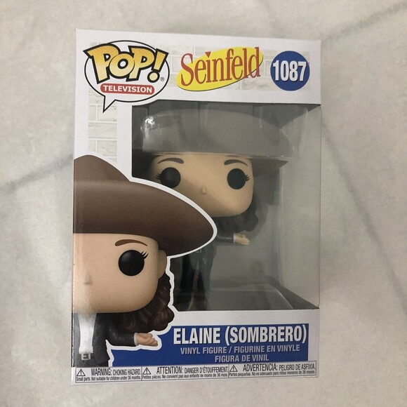 New FUNKO POP Television Seinfeld Elaine Sombrero Vinyl Figure 1087 - Picture 1 of 5